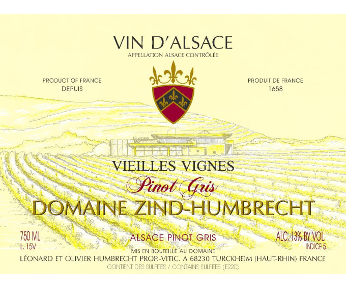 Pinot Gris Vieilles Vignes 2008
