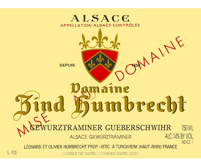 Gewurztraminer Gueberschwihr 2008