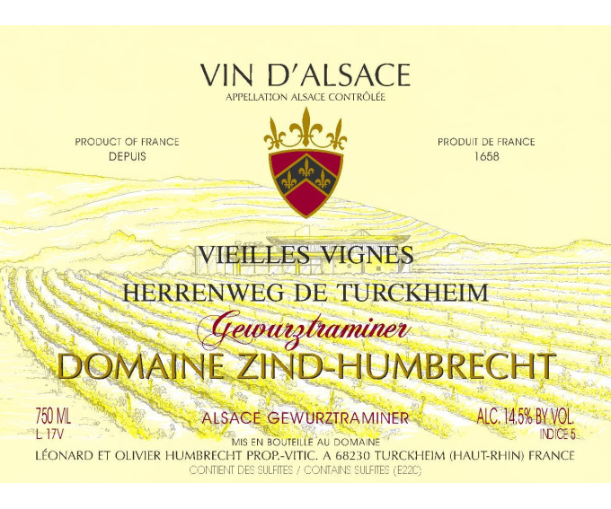 Gewurztraminer Herrenweg de Turckheim Vieilles Vignes 2008