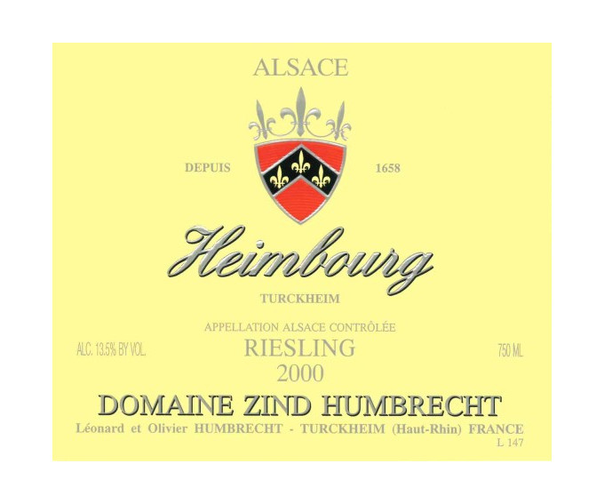 Riesling Heimbourg 2000