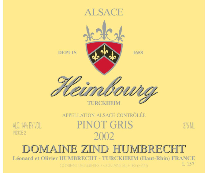 Pinot Gris Heimbourg 2002