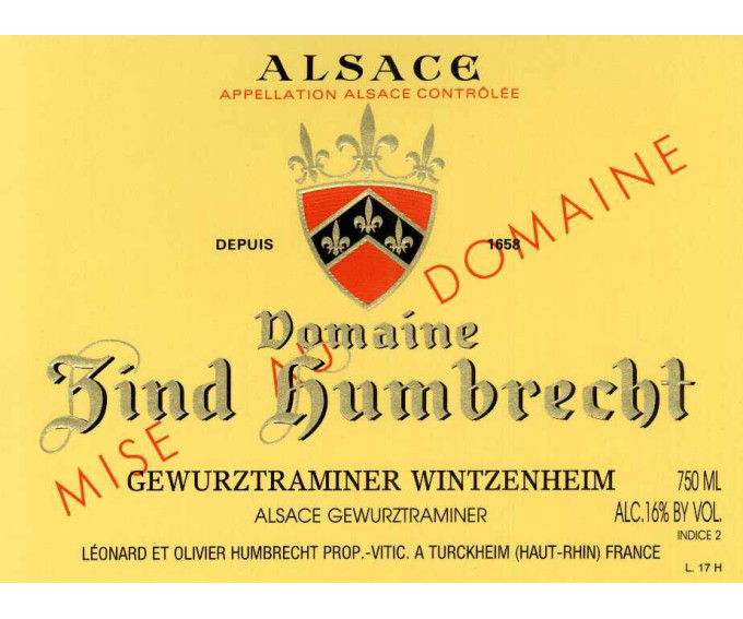 Gewurztraminer Wintzenheim 2002