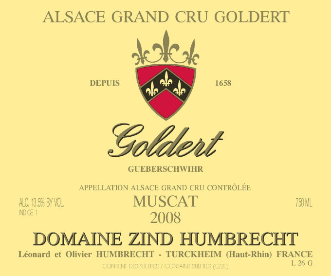 Muscat Goldert Grand Cru 2008