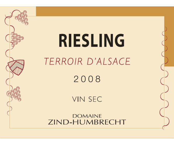 Riesling Terroir d'Alsace 2008