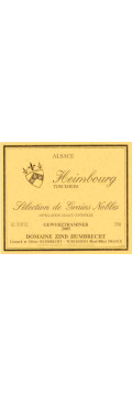 Gewurztraminer Heimbourg 2005 - Sélection de Grains Nobles