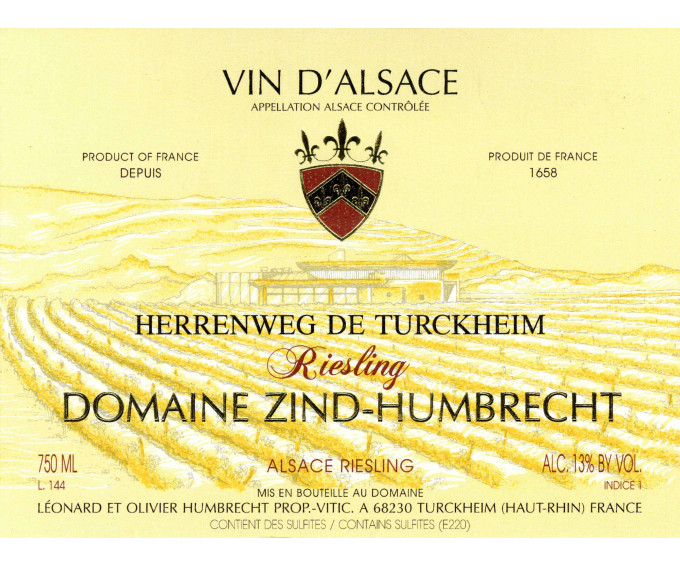 Riesling Herrenweg de Turckheim 2004