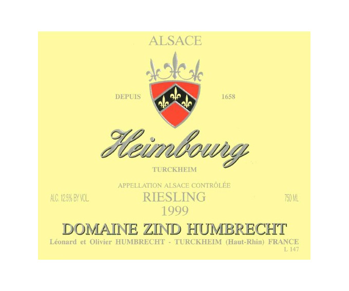 Riesling Heimbourg 1999