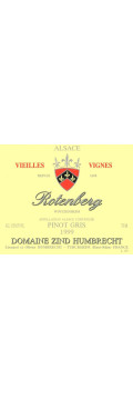 Pinot Gris Rotenberg 1999 - Vieilles Vignes