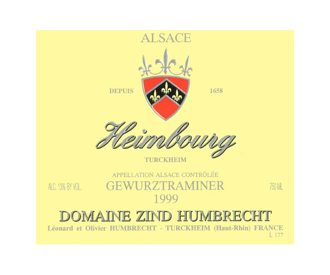 Gewurztraminer Heimbourg 1999