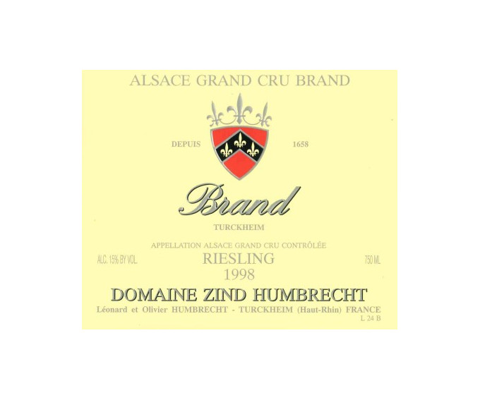 Riesling Brand Grand Cru 1998
