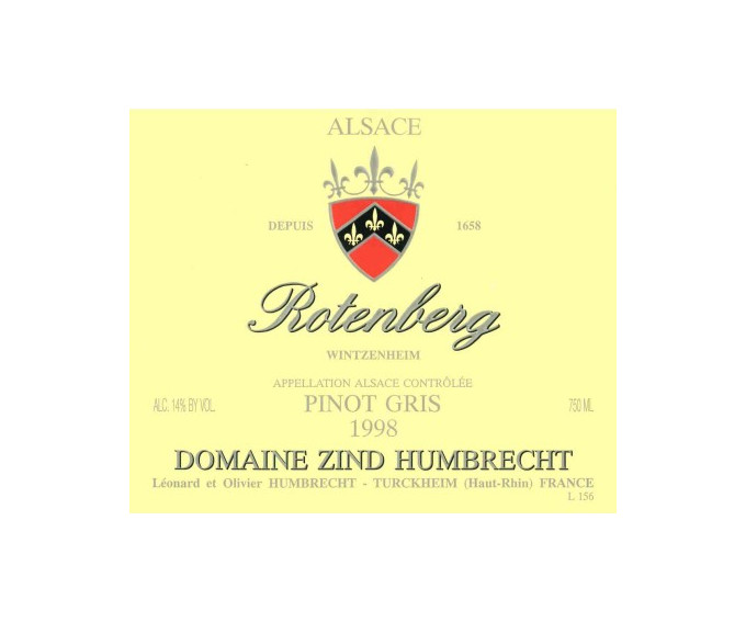 Pinot Gris Rotenberg 1998