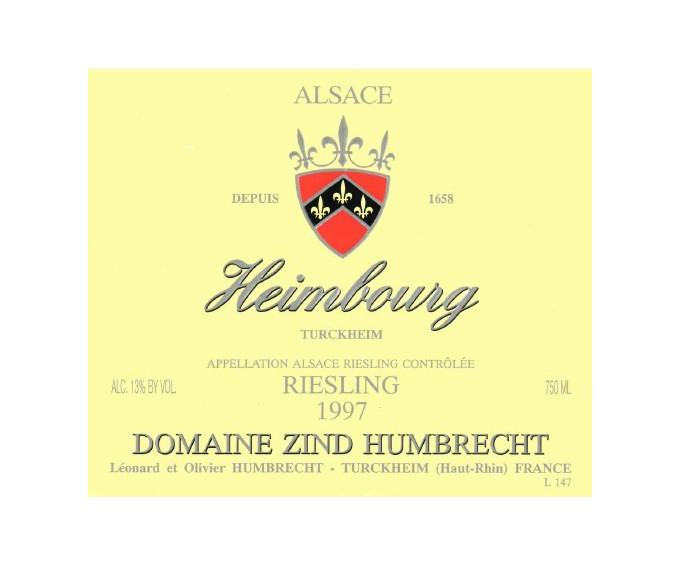 Riesling Heimbourg 1997