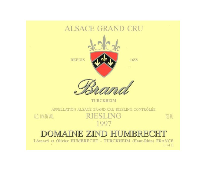 Riesling Brand Grand Cru 1997