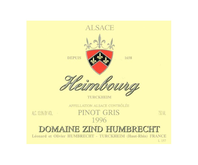 Pinot Gris Heimbourg 1996