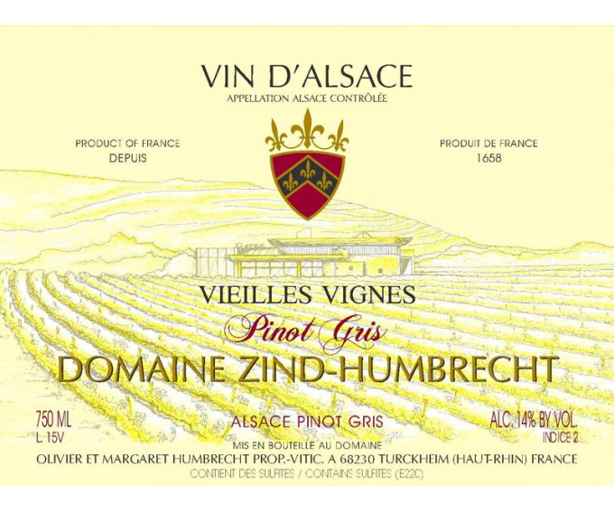 Pinot Gris Vieilles Vignes 2009