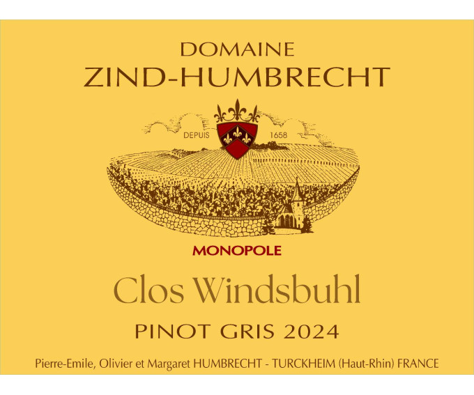 Pinot Gris Clos Windsbuhl 2024