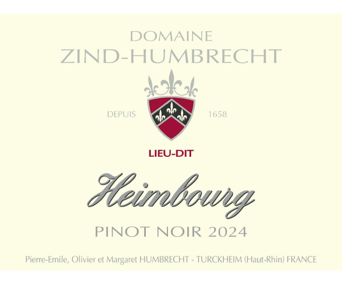 Pinot Noir Heimbourg 2024