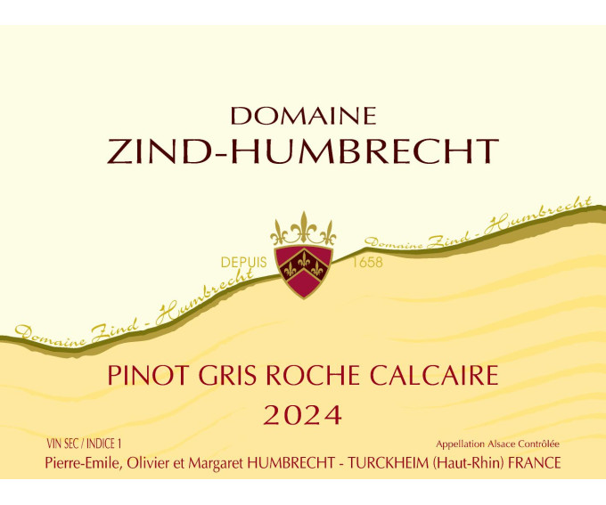 Pinot Gris Roche Calcaire 2024