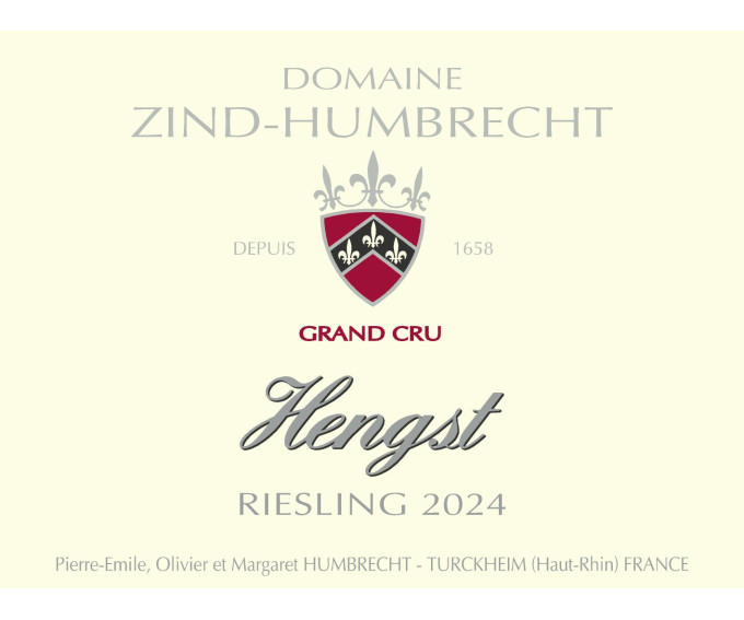 Riesling Grand Cru Hengst 2024