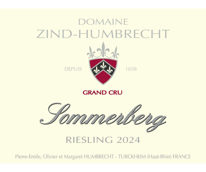 Riesling Grand Cru Sommerberg 2024