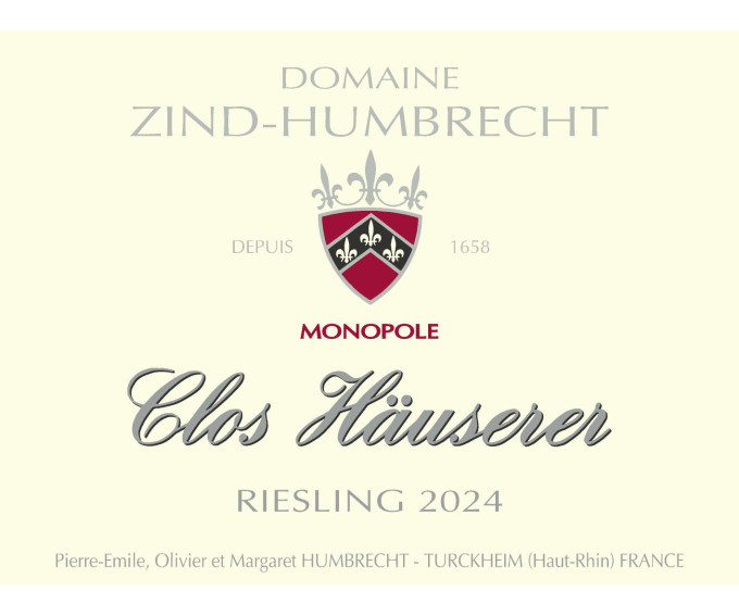 Riesling Clos Häuserer 2024