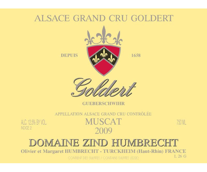 Muscat Goldert Grand Cru 2009