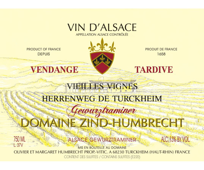 Gewurztraminer Herrenweg de Turckheim Vieilles Vignes 2011