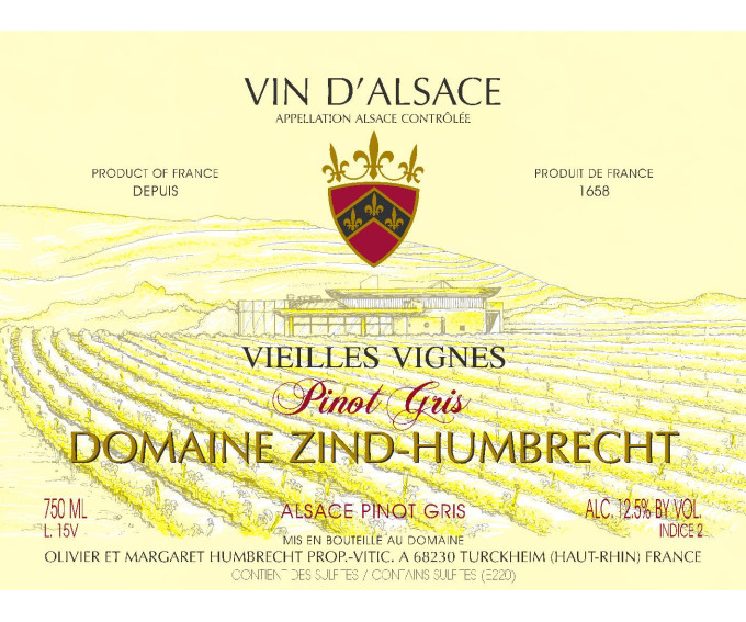 Pinot Gris Vieilles Vignes 2013