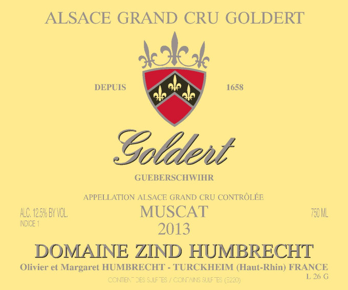 Muscat Goldert Grand Cru 2013