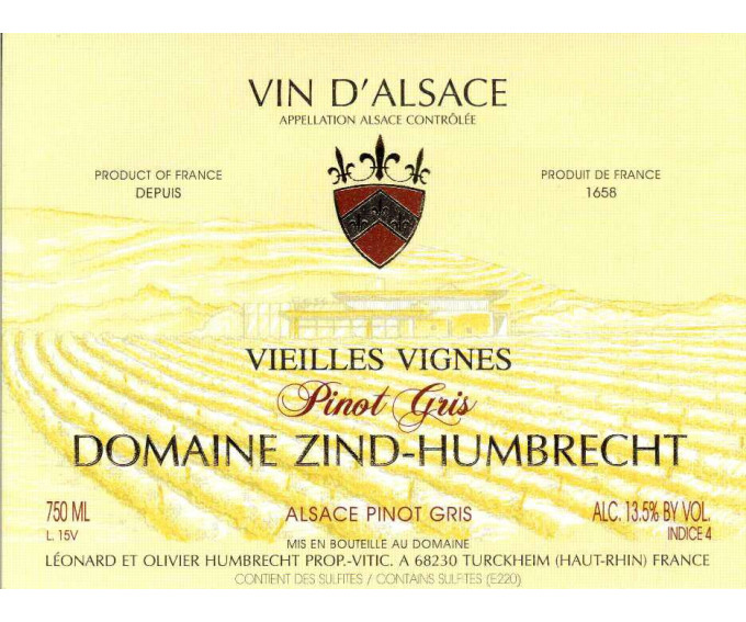 Pinot Gris Vieilles Vignes 2006