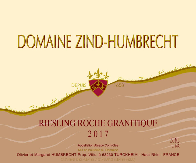 Riesling Roche Granitique 2017