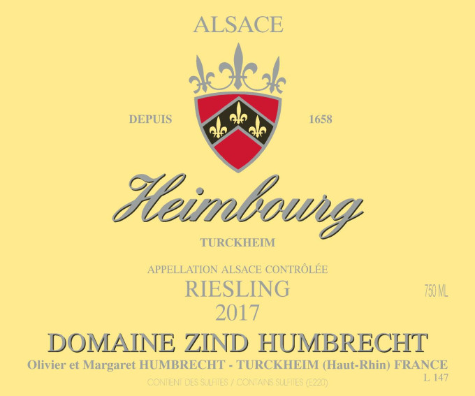 Riesling Heimbourg 2017