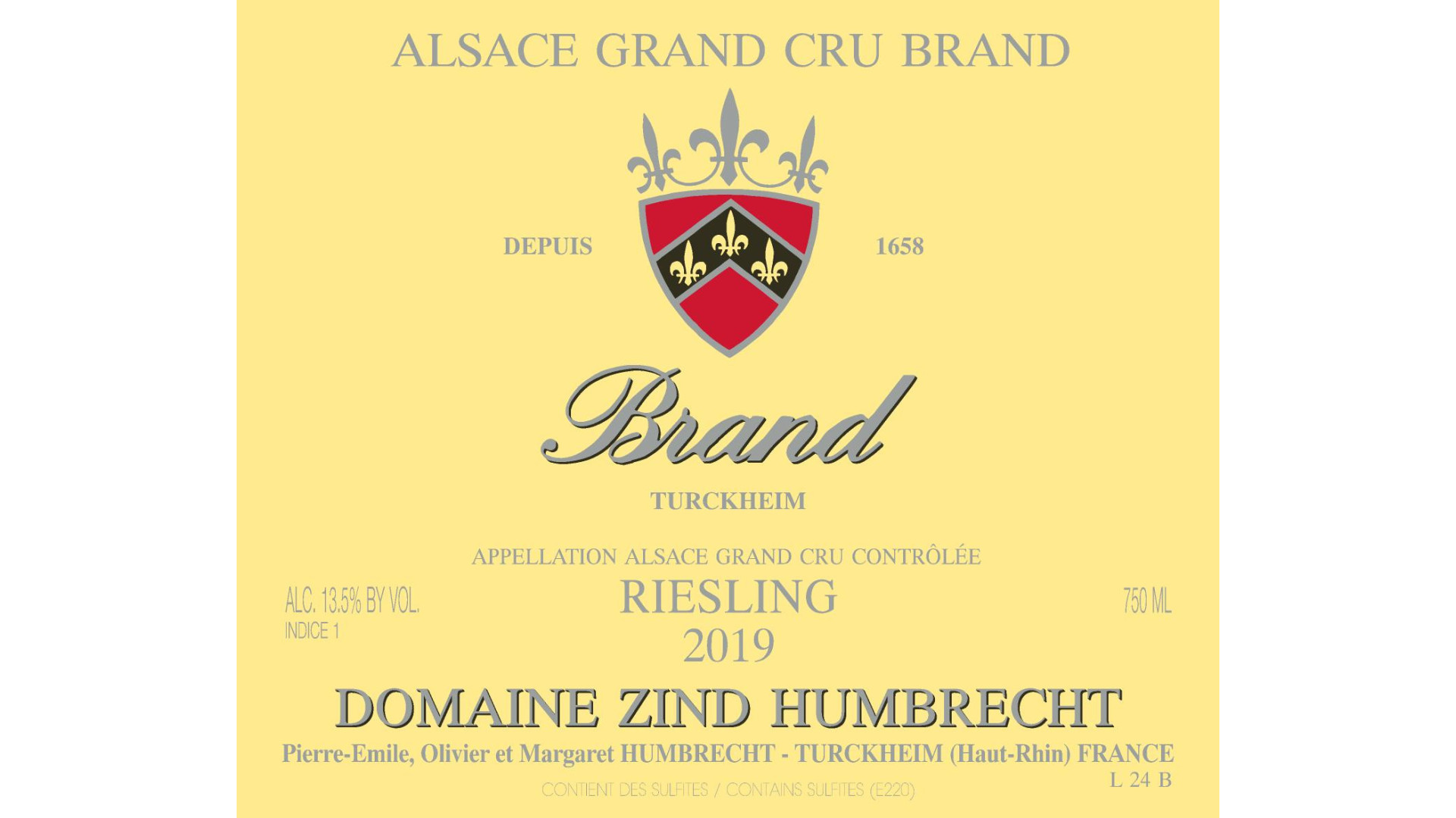Riesling Grand Cru Brand 2019