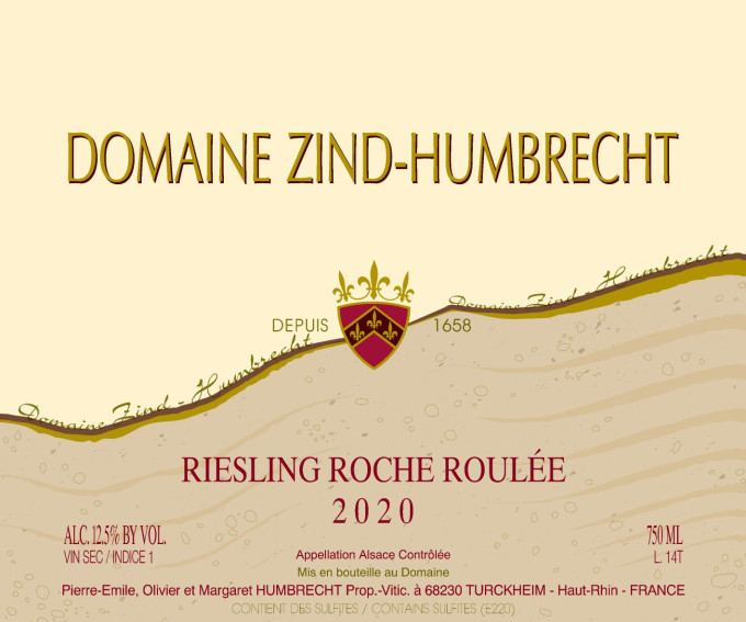 RIESLING ROCHE ROULEE 2020