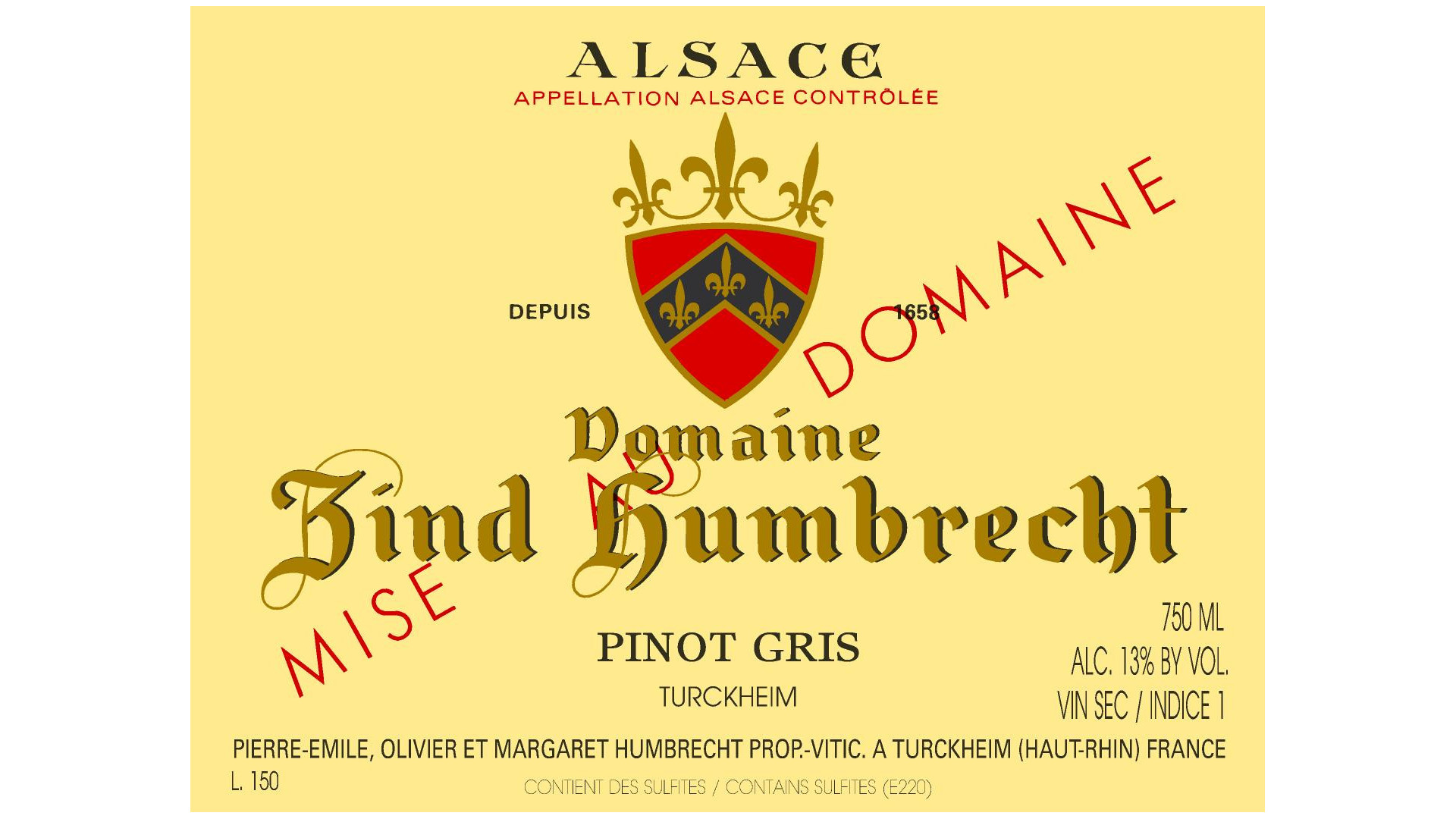 飲料・酒 ドメーヌイチ Pino Gris & Gewurtztraminer