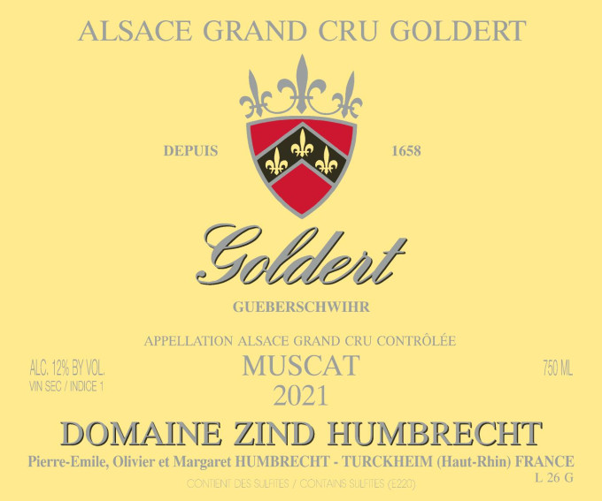 Muscat Grand Cru Goldert 2021